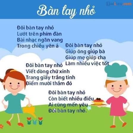 NHỮNG BÀI THƠ HAY CHỦ ĐỀ: TRƯỜNG MẦM NON CHO BÉ