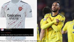Arsenal 20/21 home long sleeve soccer jersey personalized name and number. Arsenal S Leaked Blood Splattered 2020 21 Away Kit Leaves Fans Unimpressed