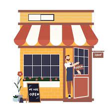 Find images of cartoon business. Small Business Owner Holding We Are Open Sign Small Business Graphics Business Cartoons Small Business Owner
