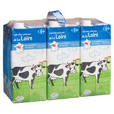Lait Demi Ecreme Sterilise Uht Calcium De La Loire Carrefour En 2020 The Au Lait Loire Epicerie