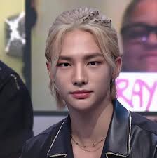 At the bottom, the words happy birthday hyunjin are seen in yellow text. Hyunjin Pics On Twitter Boy Hairstyles Korean Boy Hairstyle Long Hair Styles