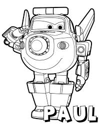Free printable pocoyo coloring page for kids as the main character of the series, most … Paul And Other Leading Characters Of Super Wings To Color Super Wings Coloring Pages Wings Drawing Coloring Pages
