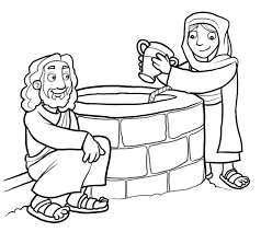 Learn about famous firsts in october with these free october printables. Woman At The Well Coloring Pages Coloring Home