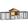 oem outdoor rabbit hutch with run from pawhutstore.com