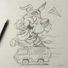 Has been added to your cart. Regram Worldofpencils Scooby Doo Sketch By Artist Chasetafoya Supportart Support Artists Worldwide Wor Graffiti Drawing Badass Drawings Cartoon Drawings