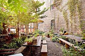 15 Outdoor Garden Restaurants Bars To Try In Nyc Domino Restaurant New York York Restaurants New York Travel