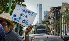 Paulus hook, jersey city, new jersey 0.6 km. Ralliers Gather To Support U S Postal Service Call For Postmaster General S Ouster In Jersey City Nj Com