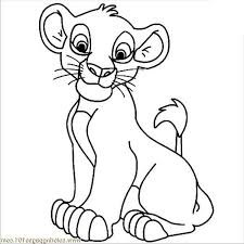 Simba and nala from the walt disney animation studios classic animated film the lion king have never looked more in love than they do on this interactive coloring page. Disney Little Simba Coloring Page Download Print Online Coloring Pages For Free Color Nimbus Lion Coloring Pages Coloring Pictures Lion King Art