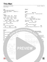 This Man Chord Chart Editable Jeremy Camp Praisecharts