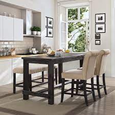 Explore our featured collections & find the perfect pieces for styling your dining room. Furniture Of America Tays Rustic Black 60 Inch Counter Dining Table Overstock 20603772
