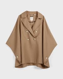 Barbour® international longline faux fur trim padded veith coat. Double Breasted Cape Coat Camel Jackets And Coats Ted Baker Row