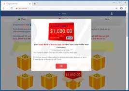 24 hours / 7 days a week How To Remove 1000 Bank Of America Gift Card Pop Up Scam Virus Removal Guide Updated