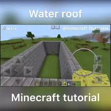 Minecraft Tutorial Water Roof Video In 2020 Minecraft Tutorial Minecraft House Tutorials Diy Minecraft