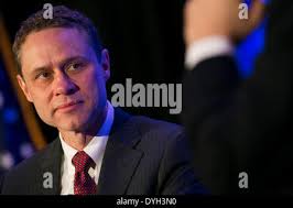 Wes Bush, Chairman, CEO and President, Northrop Grumman Corporation, is  interviewed during an Economic Club of Washington event in downtown  Washington, D.C.