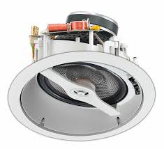 8 Angled Lcr In Ceiling Speaker W Carbon Fiber Woofer Dolby Atmos Ready Single Ice870 Dolby Atmos Ceiling Speakers Sound Bar