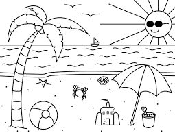 druckbare sommer malvorlagen coloring pages s summer sheets beach coloriage de mlp