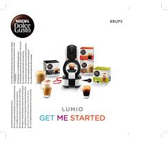 Its slim footprint (just 15cm wide!) and surprising infinity symbol. Krups Nescafe Dolce Gusto Lumio Getting Started Pdf Download Manualslib