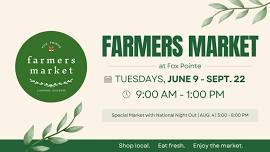 Special Evening Market with National Night Out