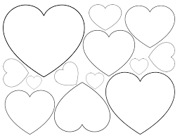 Some are very intricate, while others have simpler designs. Lovely Heart Collection Blank Heart Coloring Pages Crafting Templates What Mommy Does