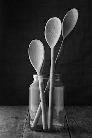Black And White Still Life Photography Black White Photograph Of Three Wooden Spoons In A Jar Still Life Black And White Photographs Black And White Still Life