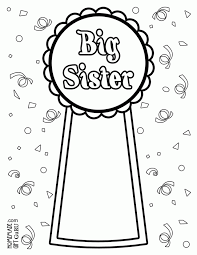 Download Or Print This Amazing Coloring Page Big Sister Coloring Pages Coloring Online Coloring Game Big Brother Little Sister Big Sister Bag Big Sister Gifts