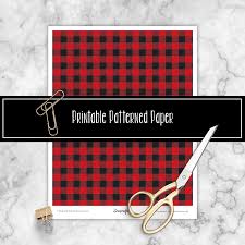 Black And White Buffalo Plaid Christmas Tree Clipart Buffalo Plaid Free Printable Patterned Paper Scrapcraftastic Buffalo Plaid Birthday Christmas Scrapbook Paper Lumberjack Birthday Party