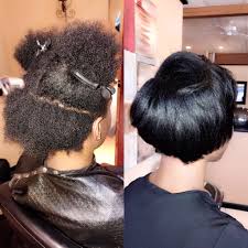 These are one of the easy to attain and maintain hairstyles worth checking out. Short Natural Hair Blowout Trim Stylist Markeishaeshell Toledo Ohio Natural Hair Blowout Short Hair Blowout Short Natural Hair Styles