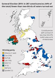 Some data regarding participation rates. General Election 2019 Turnout