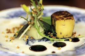 Foie Gras Pulpe D Artichaut A L Huile De Noisette Et Sarrasin Grille Foie Gras Recette Entree Froide Huile De Noisette