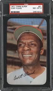 1971 Topps Super Curt Flood