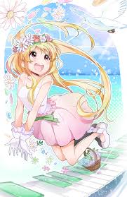 See more ideas about anime, flower crown, crown. Anime Anime Girls Original Characters Blonde Flower Crown Wallpaper Resolution 938x1443 Id 313202 Wallha Com
