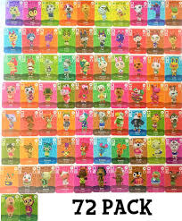 72 PCS - Animal Crossing New Horizons ACNH Mini NFC Amiibo Tag Game Cards  for SwitchSwitch LiteWii U with Crystal Storage Box : Amazon.com.au:  Video Games