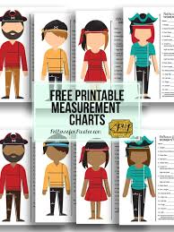 free printable measurement charts patterns for pirates