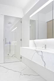 Bathroom flooring style traditional vs. Floating Marble Vanity Modern Bathroom Workshop For Architecture