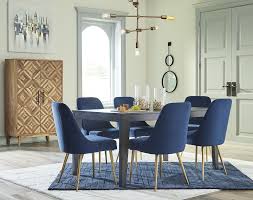 Free delivery and returns on ebay plus items for plus members. Ashley Furniture Trishcott D672 25 6x01 7 Piece Rectangular Dining Room Table And 6 Upholstered Side Chairs Set Sam Levitz Furniture Dining 7 Or More Piece Sets