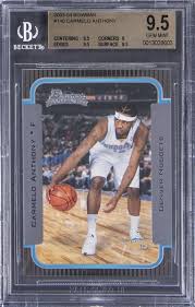 Maybe you would like to learn more about one of these? Lot Detail 2003 04 Bowman 140 Carmelo Anthony Rookie Card Bgs Gem Mint 9 5
