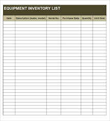 It can scan the corrupt excel files and recover your data in them as much as possible, so to minimize the loss in file corruption. Equipment Inventory Templates 15 Free Xlsx Docs Pdf Samples Formats Examples