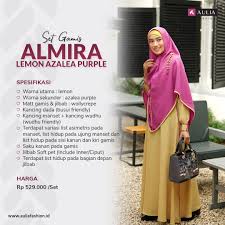 7 koleksi baju muslim gamis warna hitam terbaik 2018 via gambarbusanamuslim.net. Gamis Aulia Almira Gamis Syari Set Hijab Lazada Indonesia