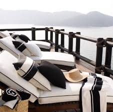 Black And White Outdoor Furniture Inspiration Black White Stripes White Outdoor Furniture Black And White Decor White Deck