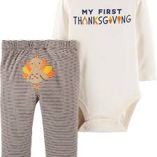 Kickee pants thanksgiving fall turkey pajama set, long sleeve, long pants, snug fit pajamas. 2 Piece Thanksgiving Bodysuit Pant Set Carters Com
