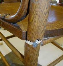 Repairing A Badly Broken Chair Leg Several Pics Wood Repair Wooden Chair Repair Wood Furniture
