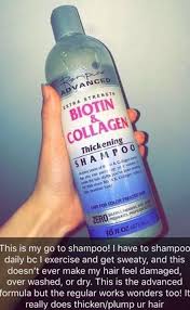 Biotin And Collagen Thickening Shampoo Review Ugh This Shampoo Has Given Me Such Good Results It S Super Afforadable And You Can Get It In Two Days Thanks Hair Growth Shampoo Hair Care Natural Hair Styles