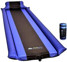 Iforrest Sleeping Pad With Armrest Pillow Ultra Comfortable Self Inflating Foam Air Mattress Is Ideal For Tr Sleeping Pads Camping Sleeping Pad Camping Mat