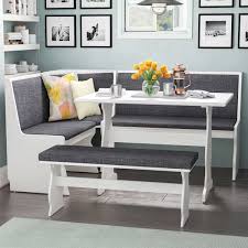 If you've always dreamed of having booth seating or a corner storage bench in your breakfast nook, you're in luck. Olivia 3 Piece Breakfast Nook Dining Set Nook Dining Set Dining Room Small Dining Nook