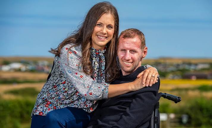 LINDSEY BURROW: Rob might think I'm Superwoman, but love means being the best carer to him I can be | Daily Mail Online