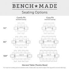 Bench Made 108 Rectangular Table Dining Table Sizes Rectangular Table Dining Table Dimensions