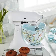 Maybe you would like to learn more about one of these? 5 Quart Patterned Ceramic Bowl For Tilt Head Mixers White Gardenia Kitchenaid Everything Kitchens