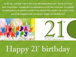 21st Birthday Wishes: 21st Birthday Messages and Greetings ... via Relatably.com