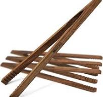 Amazon.com: Walnut Wood Toaster Tongs Set of 4 – 10 Inch ...