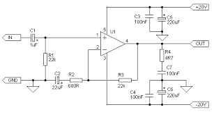 Test and application circuit (bridge amplifier). Tda2040 Tda2050 Lm1875 20w To 32w Single Chip Power Amps